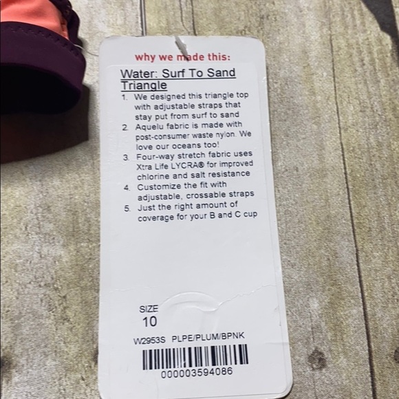 Lululemon Surf to Sand Triangle Bikini Top - Picture 6 of 8